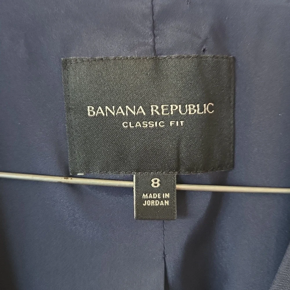 Banana Republic Dark Navy Single-Button Blazer - Picture 2 of 6